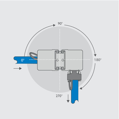 Metz Connect Kabelverbinder 270° Class EA 130863-05-E
