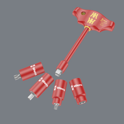 Wera Werk VDE Adapterschraubendreher Quergriff, für 3/8Z. 05005120001