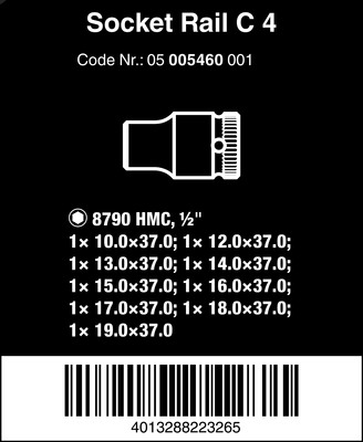 Wera Werk Nuss-Magnetleiste C 4 05005460001