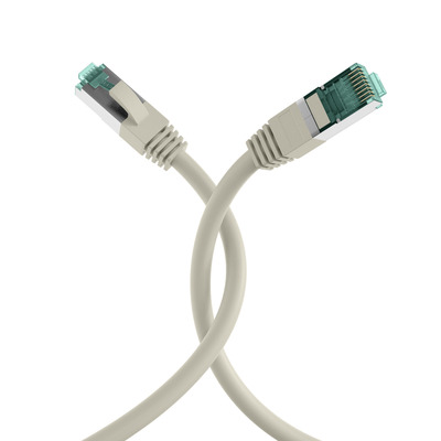 EFB-Elektronik Patchkabel Cat.6A S/FTP RJ45 EC6000A 0.25m gr