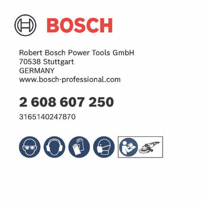 Bosch Power Tools Fiberschleifscheibe 2608607250