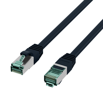 EFB-Elektronik Patchkabel Cat.6A S/FTP RJ45 EC6000A 25m sw