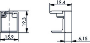Telegärtner Adaptor MFP8 100001052