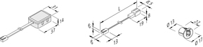 Hera LED 24 4-fach-Verteiler mit Stecker 21508060706