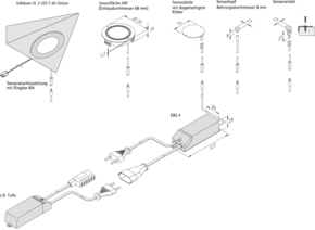 Hera Sensorleitung EBS 2m edelstahl 50611070016
