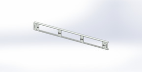Telegärtner Frontplatte modular 1HE Eco/Basis/Profi 100021622