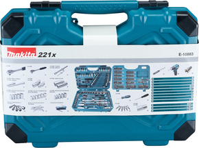 Makita Werkzeug-Set 221-teilig E-10883