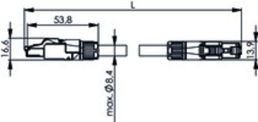 Telegärtner STX RJ45 - RJ45 VL Cat.6A(IEC) 100017351