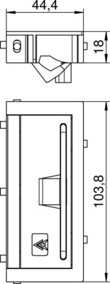 OBO Bettermann Vertr Schnurauslass für Rahmenkassette SAK 7011