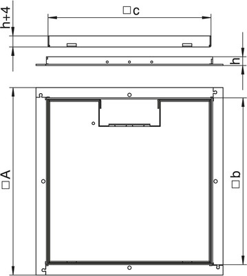 OBO Bettermann Vertr Rahmenkassette für Schnurauslass RKS V3 20