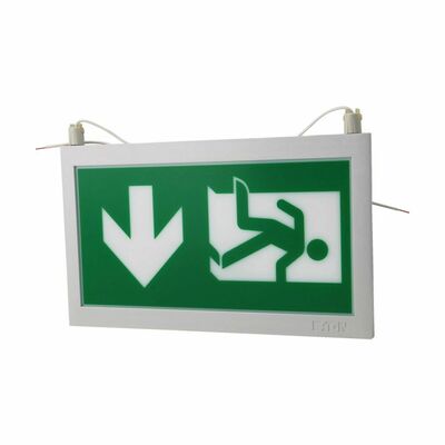 Ceag Notlichtsysteme Piktogrammscheibe 2-seitig LED PL/PR-R 40071354508