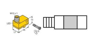 Turck Magnetfeldsensor f. Pneumatikzylinder BIM-NST-AP6X-H1141
