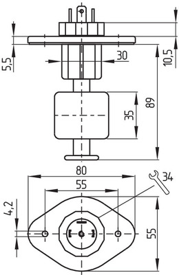 Schmersal Magnetschalter BN 75-10Y