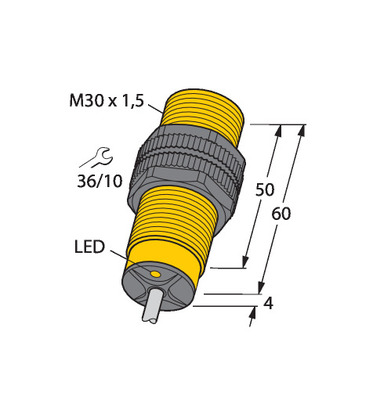 Turck Sensor induktiv NI15-S30-AP6X