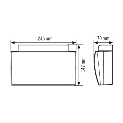 ESYLUX Notleuchte 24m EKW 4W SLE/SLFEL#EN10061806