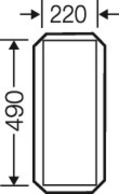 Hensel Abdeckung Gr.3 FP AP 30