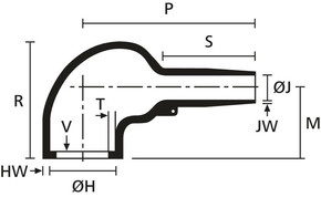HellermannTyton Formteil Helashrink 1156-4-G-WM250-POXBK HellermannTyton Formteil Helashrink 1156-4-G-WM250-POXBK