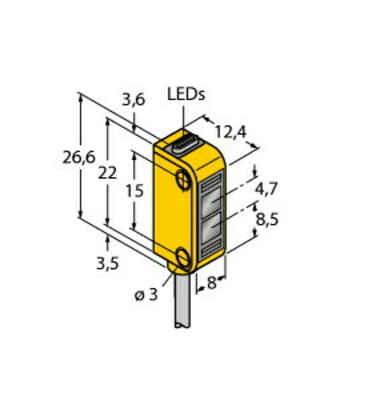 Turck Opto-Sensor Einweglichtschranke Q126E