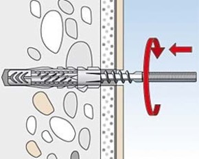 Fischer Deutschl. Waschtisch-Befestigung WD 8 x 90
