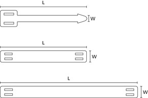 HellermannTyton Kennzeichnungsschild AT1-N66-NA-C1