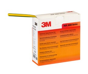 3M Deutschland Warmschrumpfschlauch Rolle 6/2 mm,gn-ge,dünnw. HSR 3000 6,0/2,0 gg