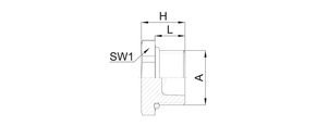 Jacob Verschlussschraube schwarz IP66/68O-RingNBR V301-1063-04