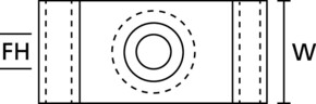 HellermannTyton Befestigungsschelle L=35mm B=15,9mm C3-N66-BK-C1