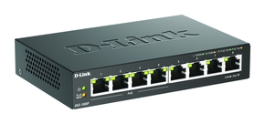 DLink Deutschland 8-Port Gigabit Switch PoE Layer 2 DGS-1008P/E