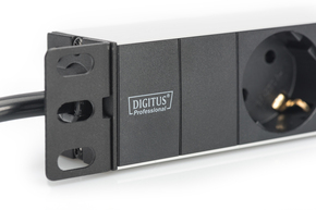 DIGITUS DIGITUS Steckdosenleiste 3-fach ch Alu 1HE DN-95411