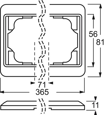 Busch-Jaeger Rahmen 5-fach bronze, waager.alpha 1725-21