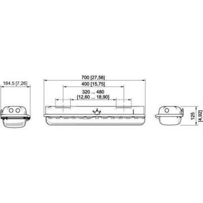 Stahl Ex-Leuchte 9510-15-131-C1679 6001/522-#229913