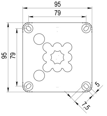 Wiska Kabelabzweigkasten 4qmm, IP66, RAL 9001 COMBI 407/SDK5/W
