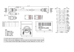 EFB-Elektronik HDMI-Kabel,Typ C mini 5m,sw K5429.5V2
