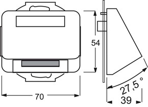 Busch-Jaeger Zentralscheibe bronze f.Kom.Steckverbinder 1758-21