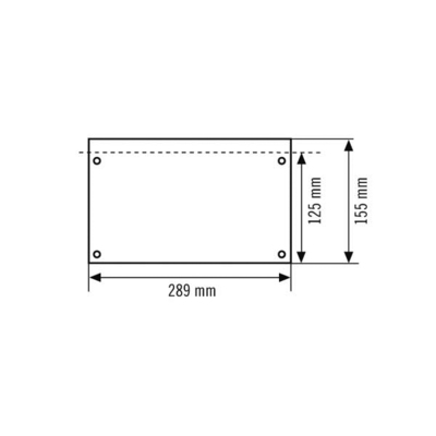 ESYLUX Piktogrammscheibe 2-seitig PO/PO SLX24DIS #EN10032554