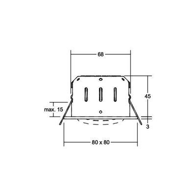 Brumberg Leuchten LED-Einbaustrahler 350mA 3000K nickel 12295153