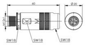 Telegärtner Kabelstecker 100007501