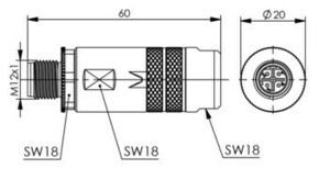 Telegärtner Kabelstecker 100007501