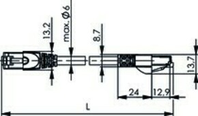 Telegärtner Patchkabel S/FTP 6A ge 4,0m 100008705