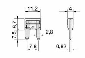 Scharnberger+Hasenbein KFZ-Flachsicherung 3A 61601