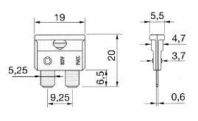 Scharnberger+Hasenbein KFZ-Flachsicherung 2A 62121