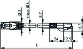 Telegärtner Patchkabel LSZH-8,0m, ge 100028076