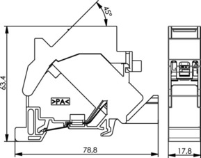 Telegärtner Tragschienen-Verbinder T568B