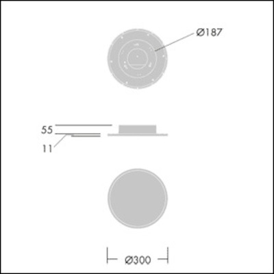 Thorn LED-Einbauleuchte 3000K OMEGAC LED #96631488