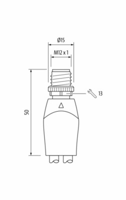 Murrelektronik M12-Y-Verteiler auf M8 Bu. gew. 7000-40841-2100100