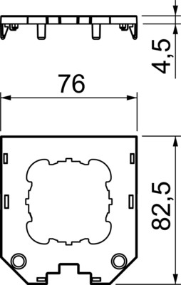 OBO Bettermann Vertr Abdeckplatte für UT3 UT3 D1