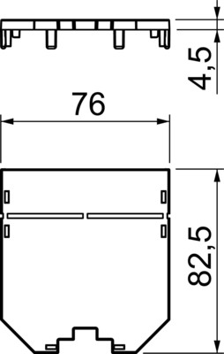 OBO Bettermann Vertr Abdeckplatte für UT3, blind UT3 P0