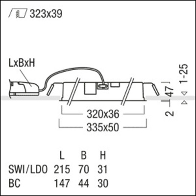 Zumtobel Group LED-Einbauleuchte 4000K SUI DF9 #60210999