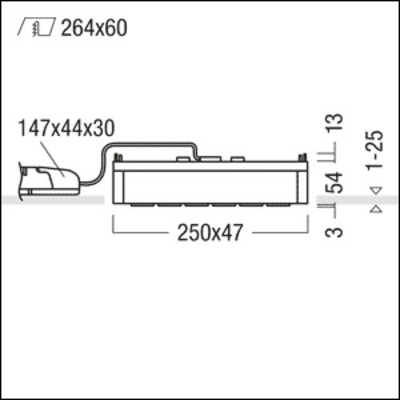 Zumtobel Group LED-Einbauleuchte 3000K SUI DSG6 #60211014