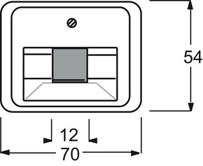 Busch-Jaeger Zentralscheibe efws f.UAE-Anschlussdo.1f 1803-22G